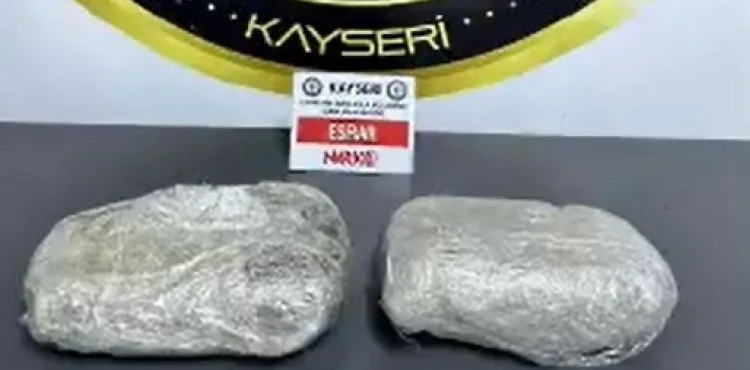 Şok operasyonda 1 kilo 150 gram uyuşturucu ele geçirildi