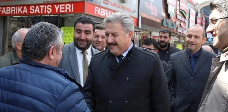 BAŞKAN PALANCIOĞLU'NDAN ESNAF ZİYARETİ