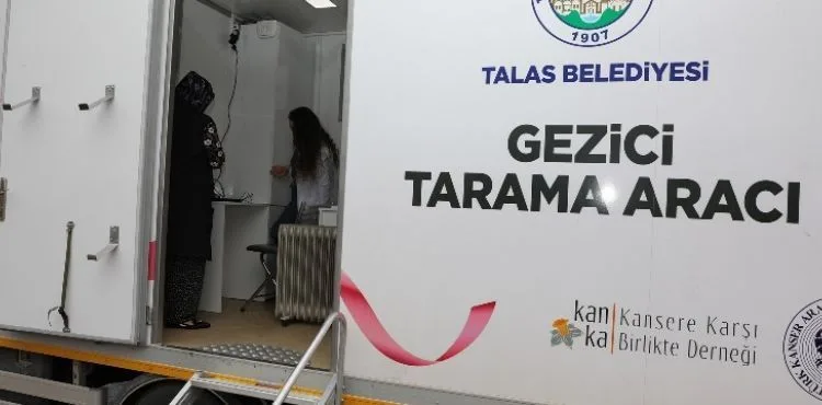 TALAS’IN “GEZİCİ KANSER TARAMA ARACI” YOLLARDA