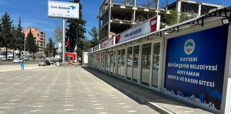 KAYSERİ BÜYÜKŞEHİR’İN ‘ADIYAMAN KONTEYNER BASIN SİTESİ’ TAMAMLANDI