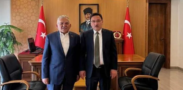 BAŞKAN BÜYÜKKILIÇ’TAN VALİ ÇİÇEK’E ‘HOŞ GELDİNİZ’ ZİYARETİ
