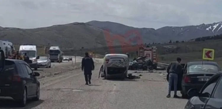 Kayseri-Göksun yolunda kaza: 4 ölü 2 yaralı