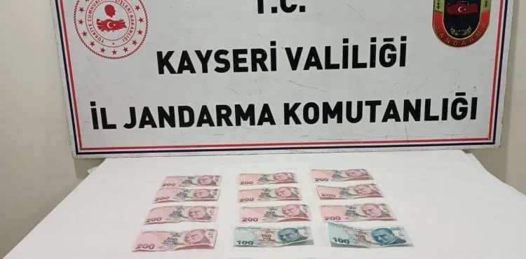 Sahte parayla yakalanan şüpheli gözaltına alındı