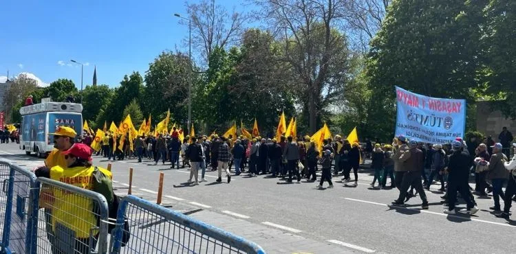 1 Mayıs İşçi Bayramı yürüyüşü