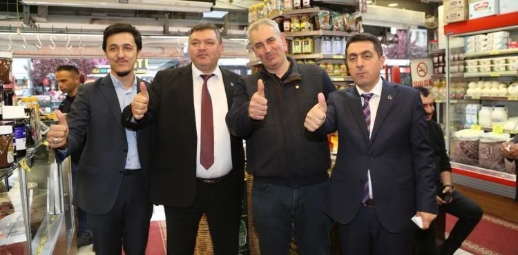 Milletvekili Adayı Aras, Hisarcık Esnafını Ziyaret Etti