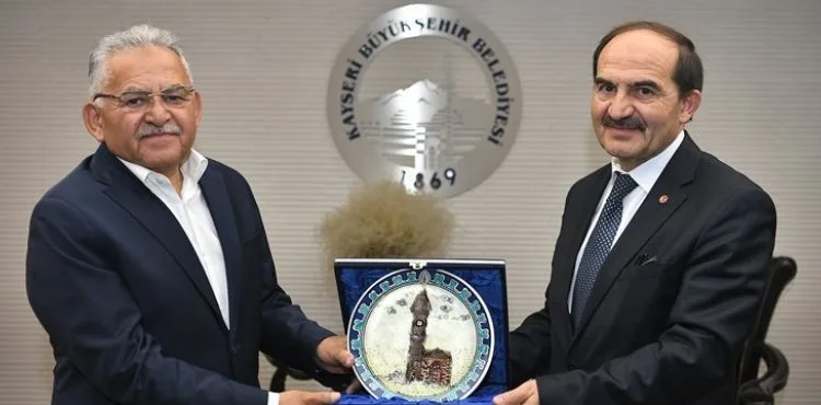 BAŞKAN BÜYÜKKILIÇ’A KAMU KURUMU YÖNETİCİLERİNDEN ZİYARET
