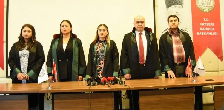 Kayseri Barosundan alkol alınan masada kız çocuğu oynatılması olayının takipçisi olacak