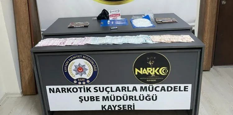 Kocasinan'da uyuşturucu operasyonu: 1 gözaltı