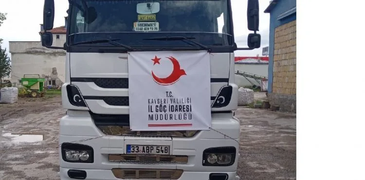 Kayseri’de Yaşayan Yabancılardan Deprem Bölgesine Anlamlı Destek