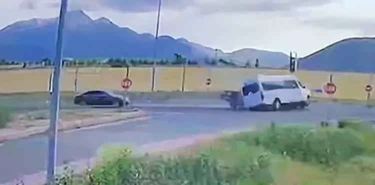 İşçi servisi kazasının kamera görüntüleri ortaya çıktı