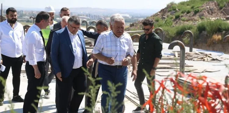 BAŞKAN BÜYÜKKILIÇ, KASKİ’NİN ŞEHİR HASTANESİ BÖLGESİNDEKİ DEV YATIRIMINI İNCELEDİ