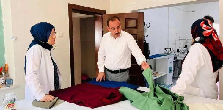 Başkan İlmek, Kadın Kooperatiflerinin yanında