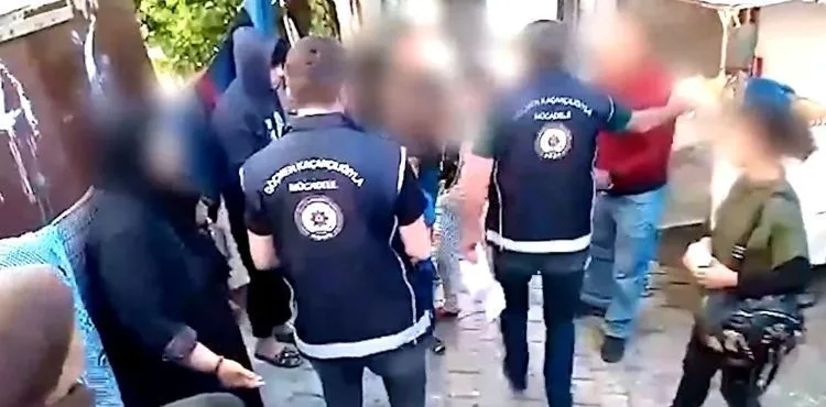 Kentte illegal olarak kalan 22 yabancı uyruklu şahıs yakalandı