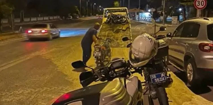 Trafik ekiplerinden drift yapan sürücülere cezai işlem