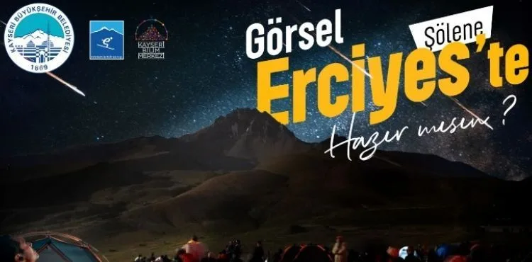 BÜYÜKŞEHİR İLE ERCİYES’TEN GÖKYÜZÜNDE GÖRSEL ŞÖLEN HEYECANI
