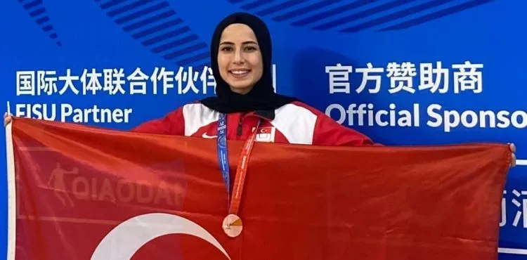 Hayriye Türksoy Hançer ‘Universiade’den madalyayla döndü