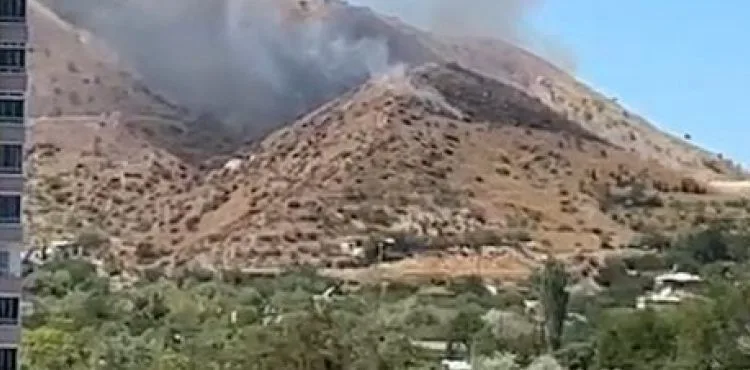 Yazıbağları’nda korkutan yangın