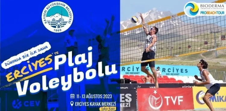 DÜNYADA İLK KEZ BİR DAĞDA “PLAJ VOLEYBOLU” OYNANACAK