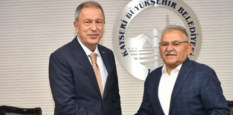 MİLLİ SAVUNMA KOMİSYONU BAŞKANI AKAR’DAN BÜYÜKKILIÇ’A ZİYARET