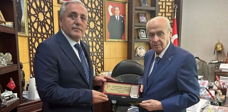 Başkan Demirezen ve Genel Başkan Bahçeli’den yerel seçim istişaresi