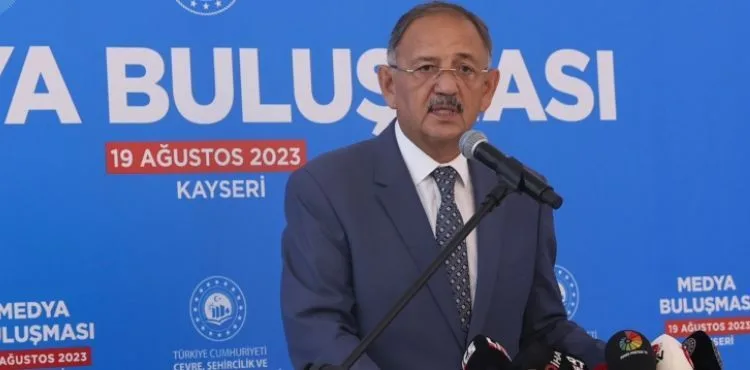 BAKAN MEHMET ÖZHASEKİ: “KENTSEL DÖNÜŞÜM ÇALIŞMALARIMIZI HIZLANDIRACAĞIZ”