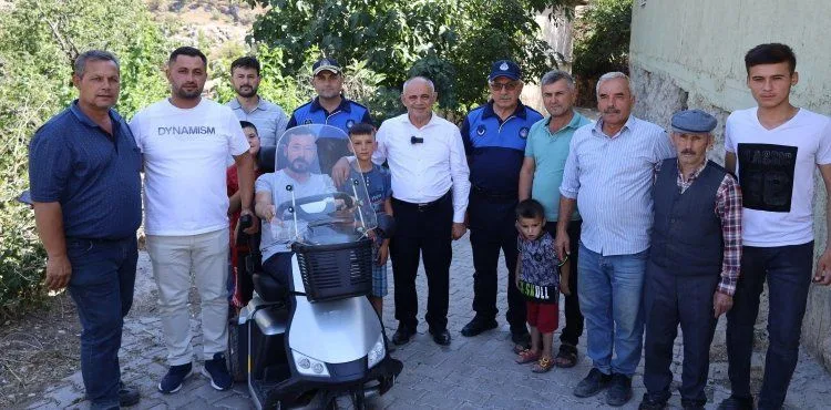 ENGELLİ DOSTU YAHYALI BELEDİYESİ’NDEN ARAÇ DESTEĞİ DEVAM EDİYOR