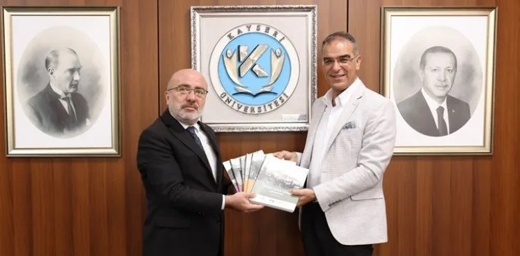 Erciyes A.Ş. Yönetim Kurulu Başkanı Elcuman’dan KAYÜ Rektörü Karamustafa’ya Ziyaret