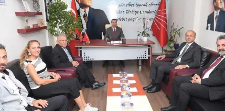 BAŞKAN BÜYÜKKILIÇ’TAN CHP VE İYİ PARTİ'YE NEZAKET ZİYARETİ