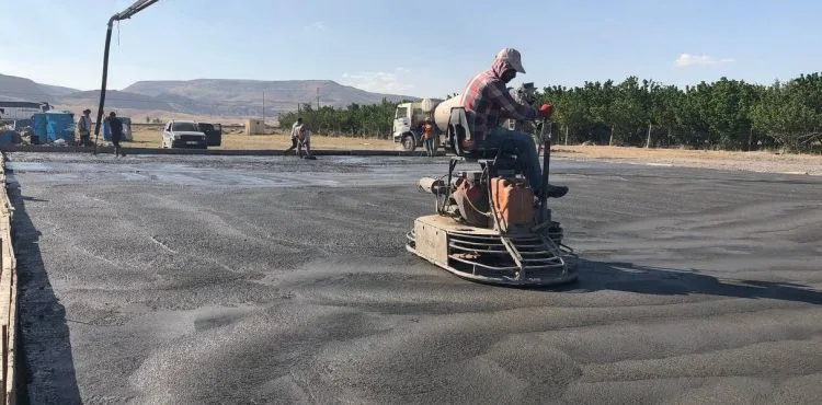 Yeşilhisar’da 17 bin metrekare tarımsal kurutma alanı yapımı tamamlandı