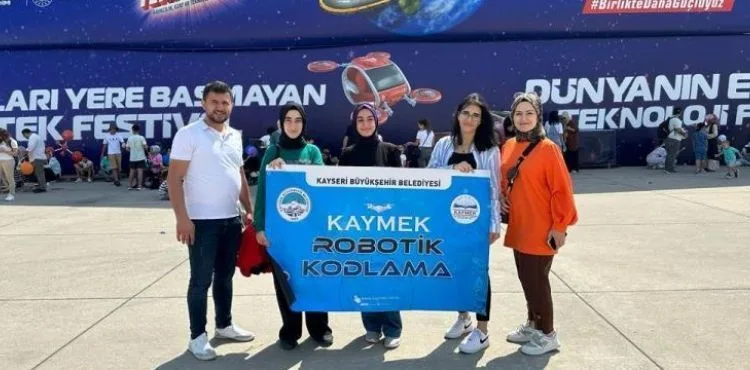 BÜYÜKŞEHİR’İN KAYSERİ BİLİM MERKEZİ, ANKARA TEKNOFEST’TE İLGİ ODAĞI OLDU