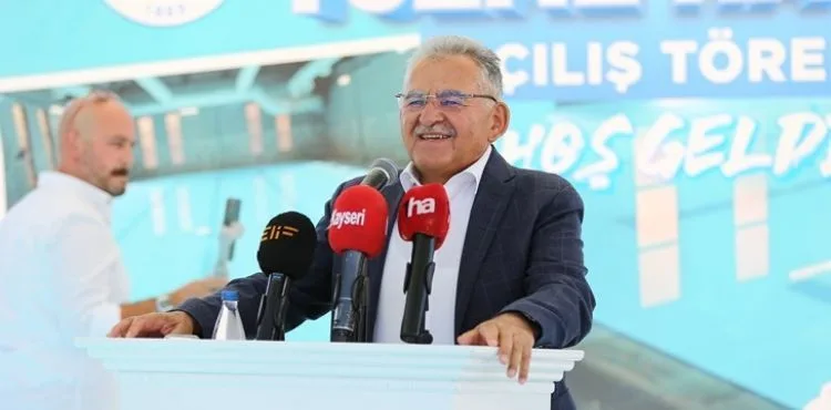 BÜYÜKŞEHİR’İN YEŞİLHİSAR YÜZME HAVUZU’NA YOĞUN İLGİ