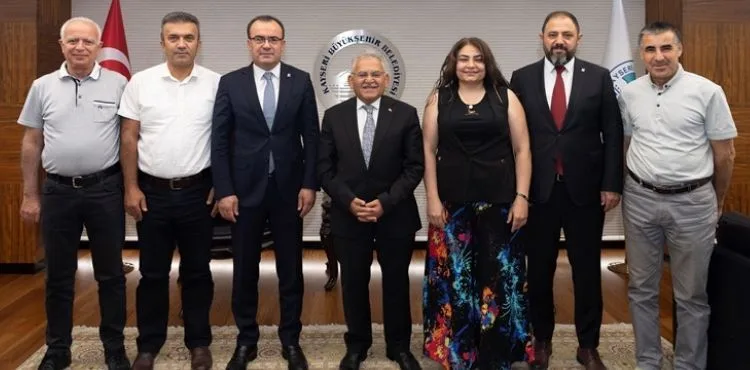 KAYSERİ SMMMO’DAN BAŞKAN BÜYÜKKILIÇ’A ZİYARET