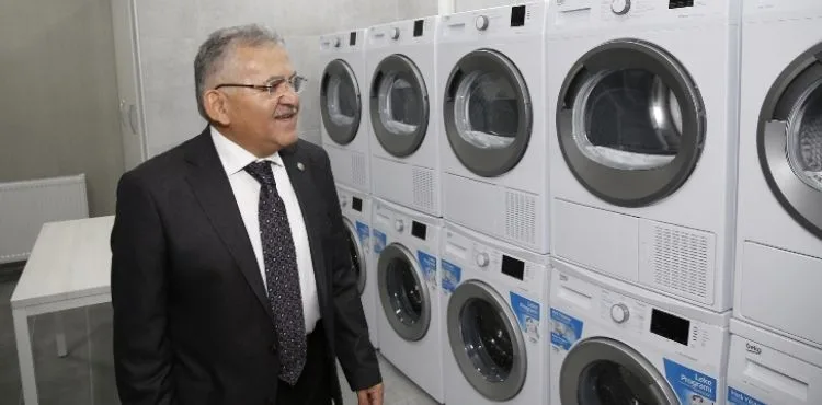 GENÇ DOSTU BÜYÜKŞEHİR’İN ÖRNEK HİZMETİ ÇAMAŞIR YIKAMA MERKEZİ’NİN KAPASİTESİ GENİŞLETİLDİ