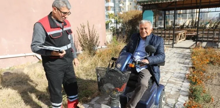ENGELLİNİN YÜZÜNÜ GÜLDÜREN BELEDİYE