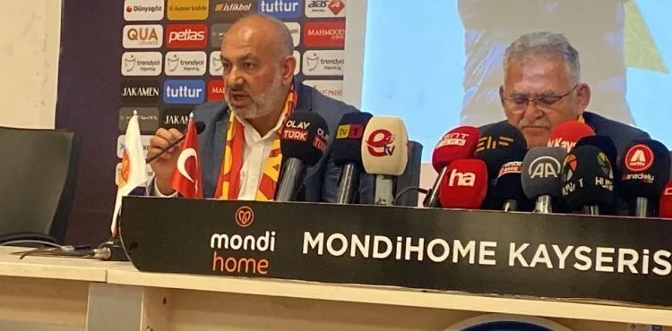 Kayserispor Başkanı Ali Çamlı açıkladı, yasak bugün kalkıyor