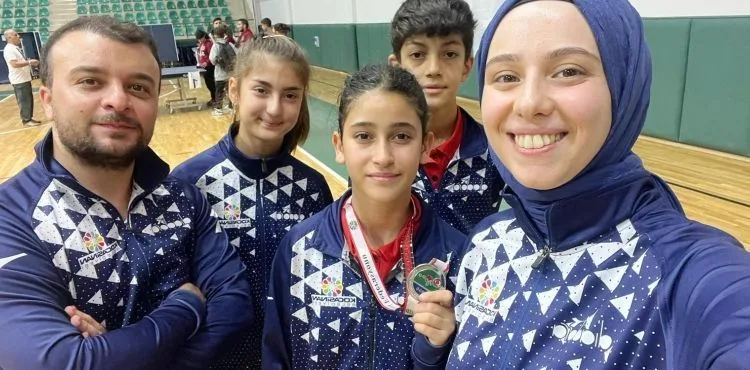 KOCASİNAN’IN SPORCUSU AYTEN CEREN KAHRAMAN, TÜRKİYE ŞAMPİYONASI’NDA İKİNCİ OLDU