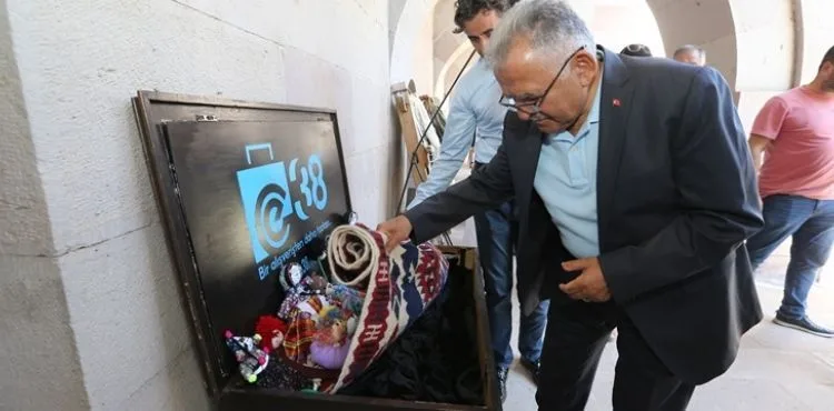 BAŞKAN BÜYÜKKILIÇ, 791 YILLIK TARİHİ HANI KAYSERİLİLERE TANITIYOR