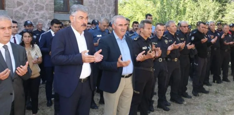Emniyet teşkilatı ve gaziler adına kurban kesildi