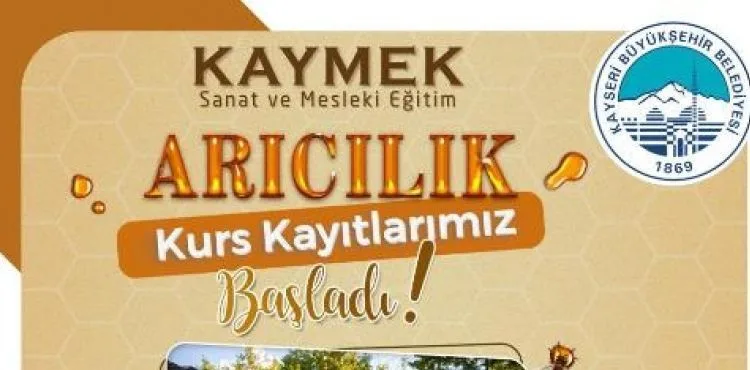 BÜYÜKŞEHİR KAYMEK’İN ARICILIK KURSU KAYITLARI BAŞLADI