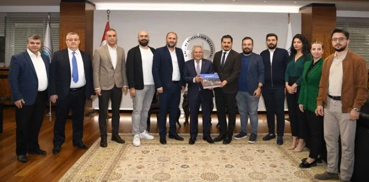MİMARLAR ODASI KAYSERİ ŞUBESİ’NDEN BAŞKAN BÜYÜKKILIÇ’A ZİYARET