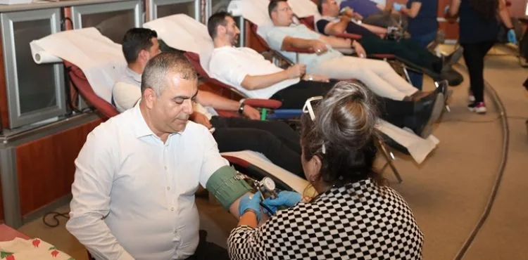 KASKİ’DEN ERÜ KAN MERKEZİ’NE KAN BAĞIŞI