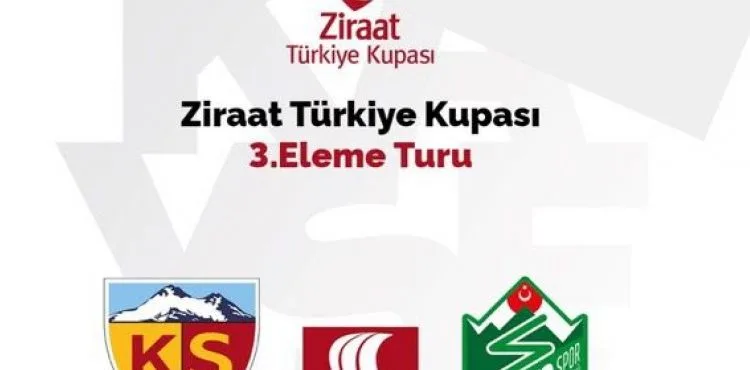 Kayserispor ve Talasgücü’nün Türkiye Kupası’nda rakipleri belli oldu
