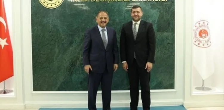 Vekil Ersoy’dan Bakan Özhaseki’ye makamda ziyaret