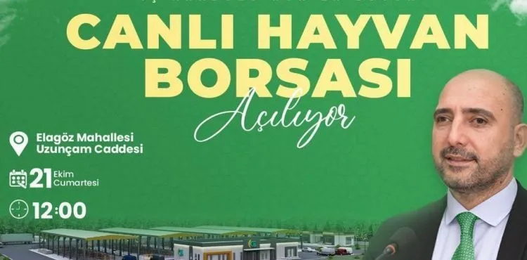İç Anadolu'nun en büyük Canlı Hayvan Borsası Kayseri’de açılıyor