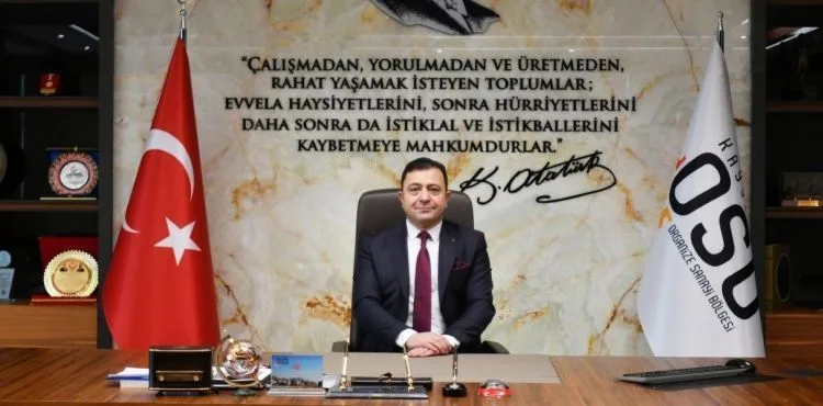 Kayseri OSB Başkanı Mehmet Yalçın Cumhuriyetin 100. Yılını Kutladı