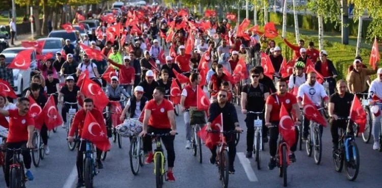 TÜRKİYE CUMHURİYETİ’NİN YÜZÜNCÜ YILINDA BİNLERCE PEDAL