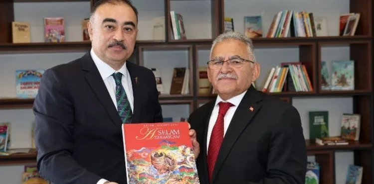BAŞKAN BÜYÜKKILIÇ, AZERBAYCAN BÜYÜKELÇİSİ MAMMADOV İLE BİR ARAYA GELDİ