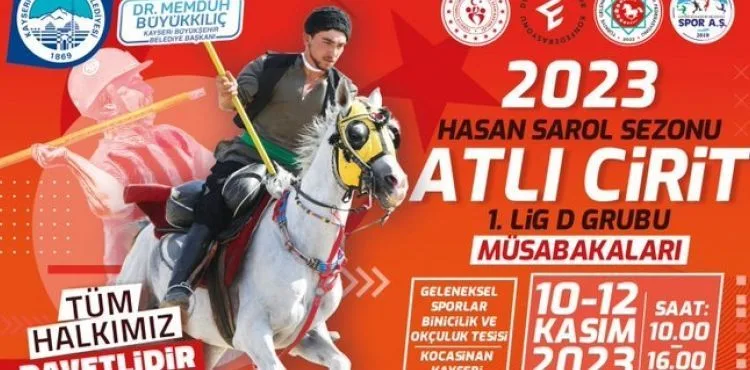 BÜYÜKŞEHİR SPOR A.Ş. ATLI CİRİT MÜSABAKALARINA EV SAHİPLİĞİ YAPIYOR