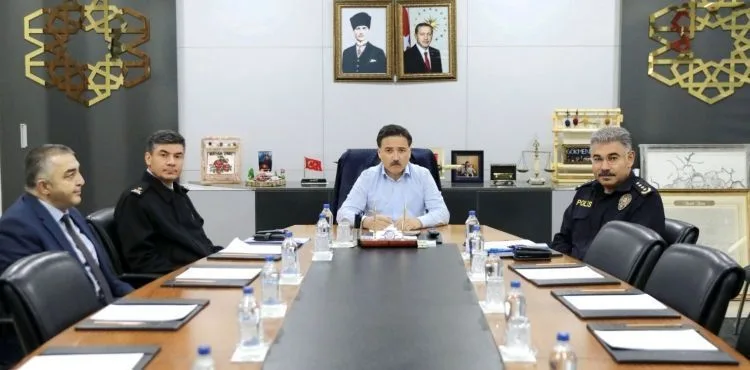 Şehrin huzur ve güvenliğini arttırmak adına asayiş toplantısı yapıldı