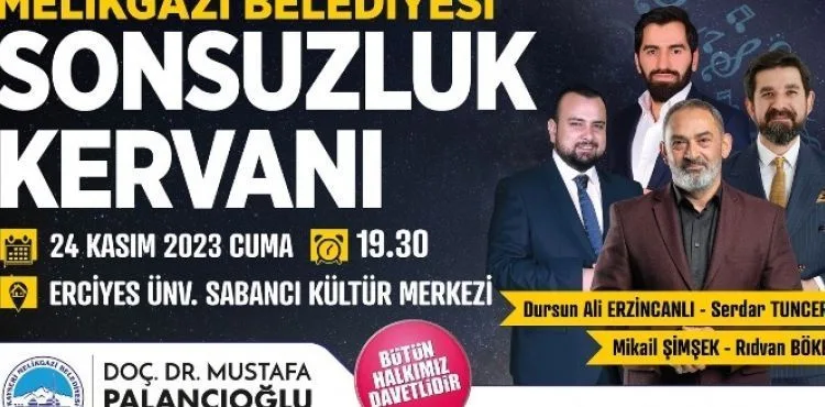 MELİKGAZİ'DE ŞİİR DOLU AKŞAM SİZLERİ BEKLİYOR